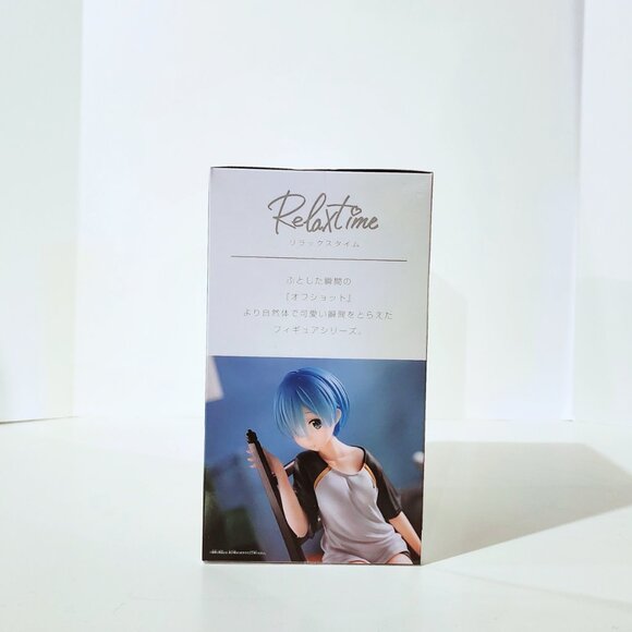 New Banpresto Re: Zero Figure REM Relax Time T-Shirt Figure 20cm Japan Toreba - Picture 3 of 5